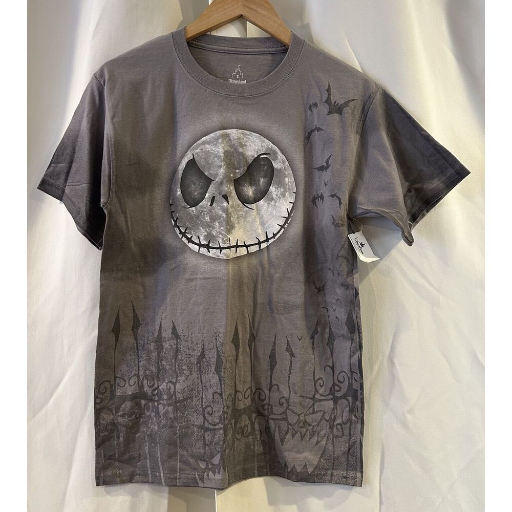 Disney Parks Nightmare Before Christmas Jack Skellington t-shirt Gray Sz Small